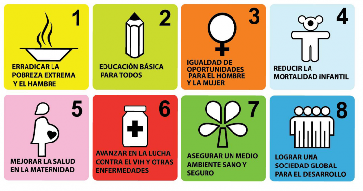 Objetivos del Milenio, establecidos por las Naciones Unidas.