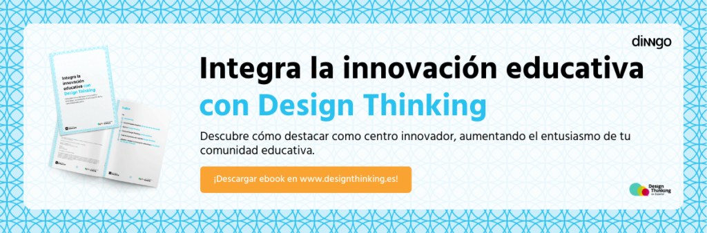 Integra la innovación educativa con Design Thinking - Banner Design Thinking en Español